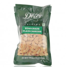 Delis W240 Grade Plain Cashews   Pack  250 grams